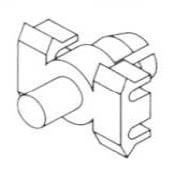 Mercedes küszöbdíszléc rögzítő patent / w123/ A0009902192