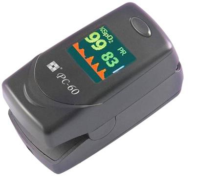 Oxigénszaturáció, pulzusszám- és intenzitásmérés PC-60C