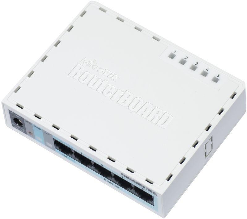 Router Mikrotik RouterUP RB750GL L4 32Mb 5xLan