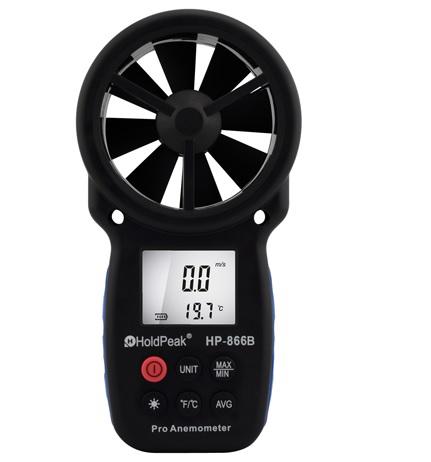 Szélerősségmérők HOLDPEAK 866B