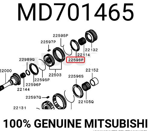 Szinkrongyűrű Mitsubichi