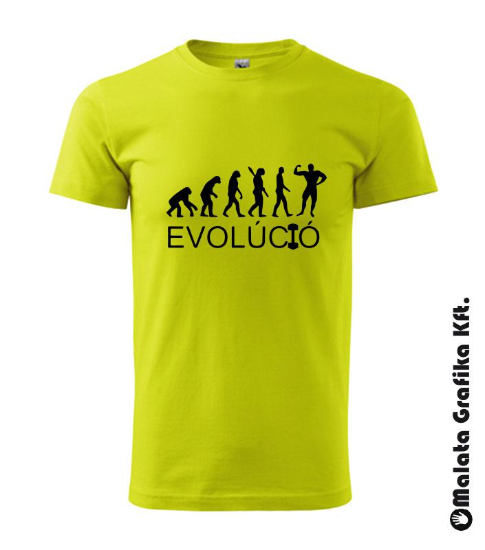 Evolúció body builder póló