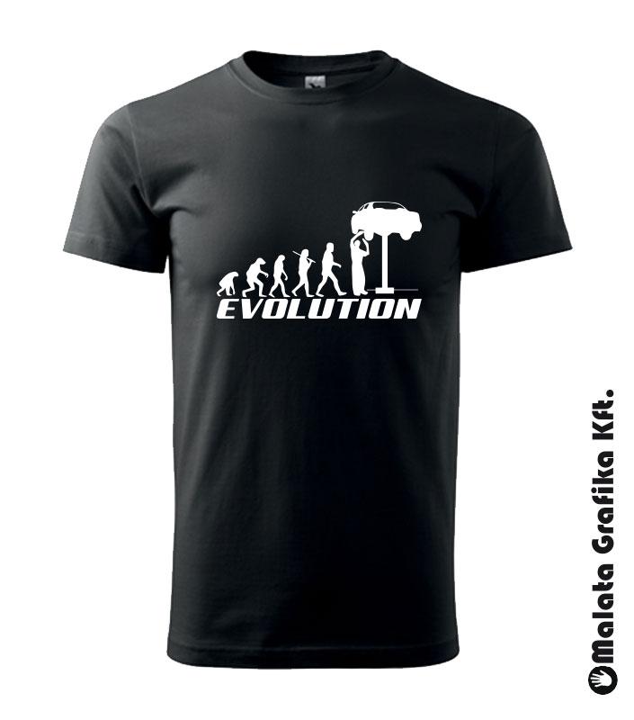 Evolution - Autószerelő póló