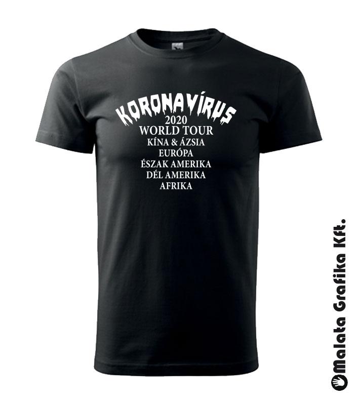 koronavírus world tour póló