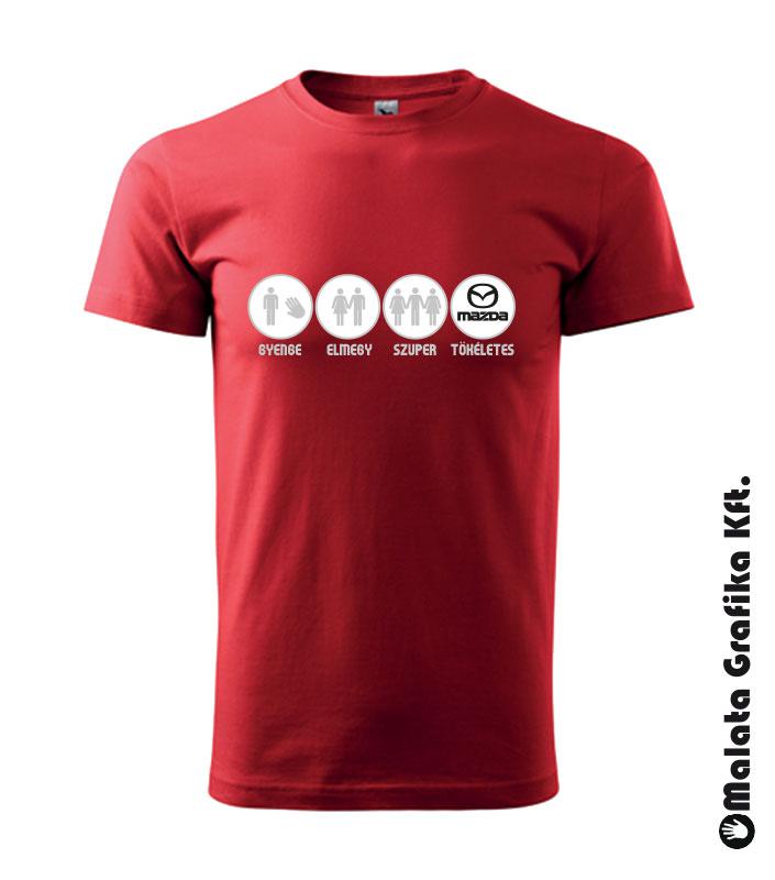 MAZDA Gyenge, elmegy, szuper, tökéletes póló