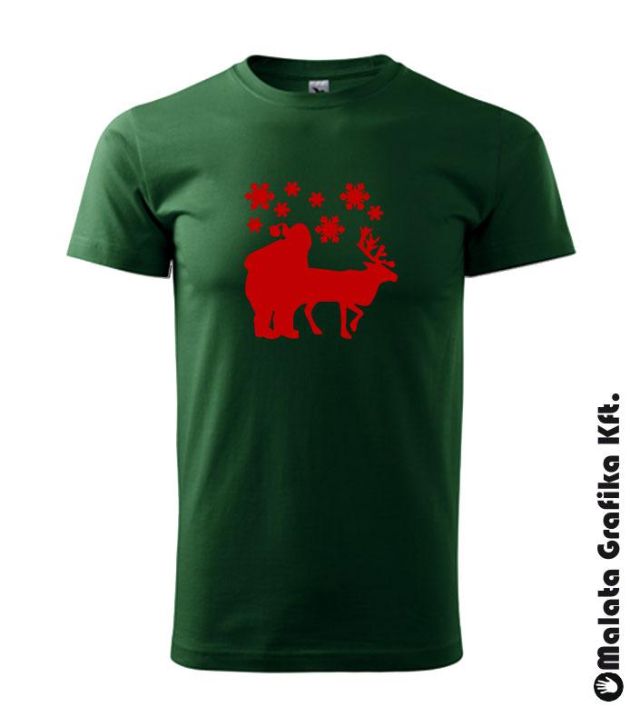 Mikulás rénszarvas sex póló