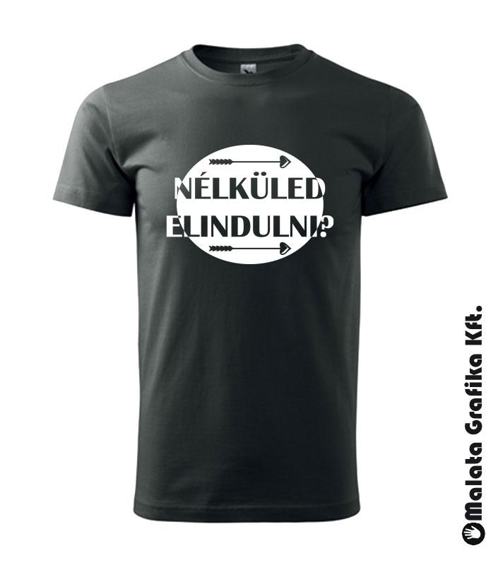 Nélküled elindulni páros póló