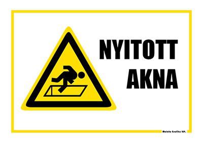 Nyitott akna!