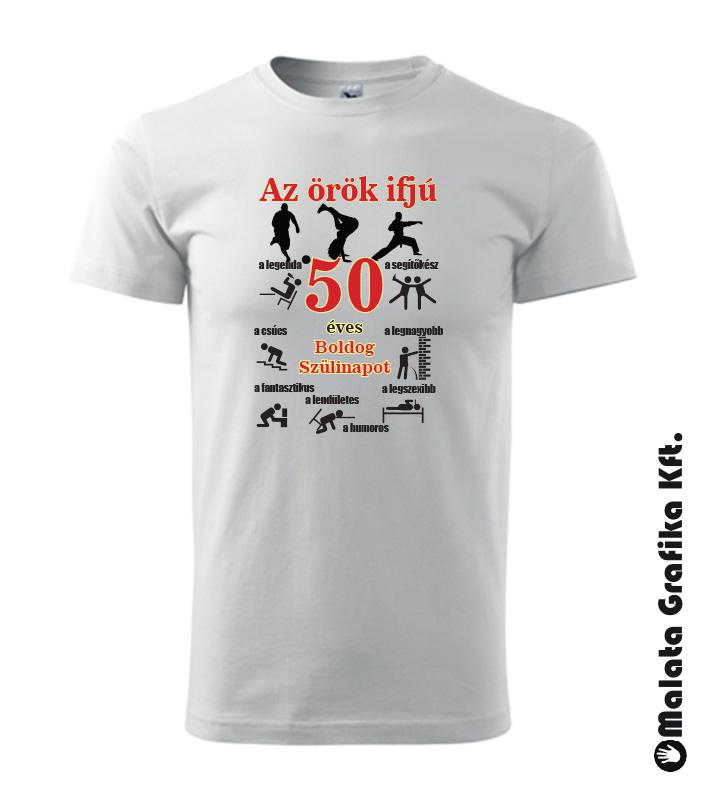 Örök ifjú, legenda, segítőkész, csúcs, legszexibb, humoros, választható évszámmal