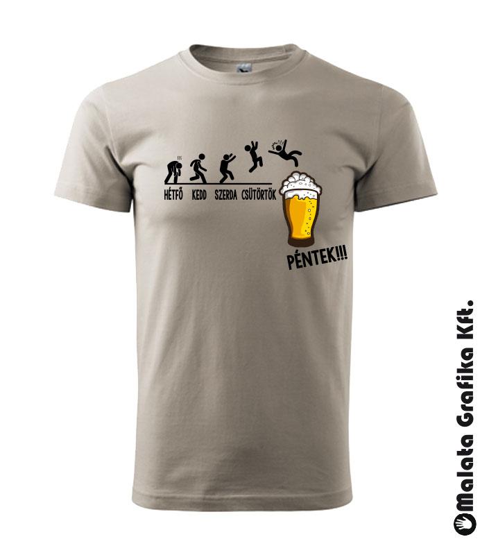 Party Péntek - sörös póló