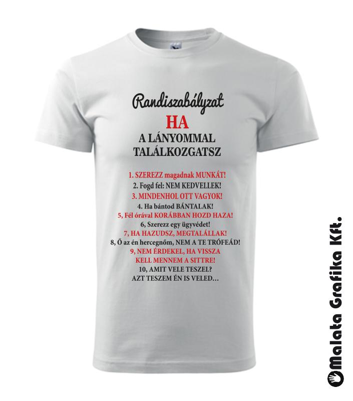 Randiszabályzat póló