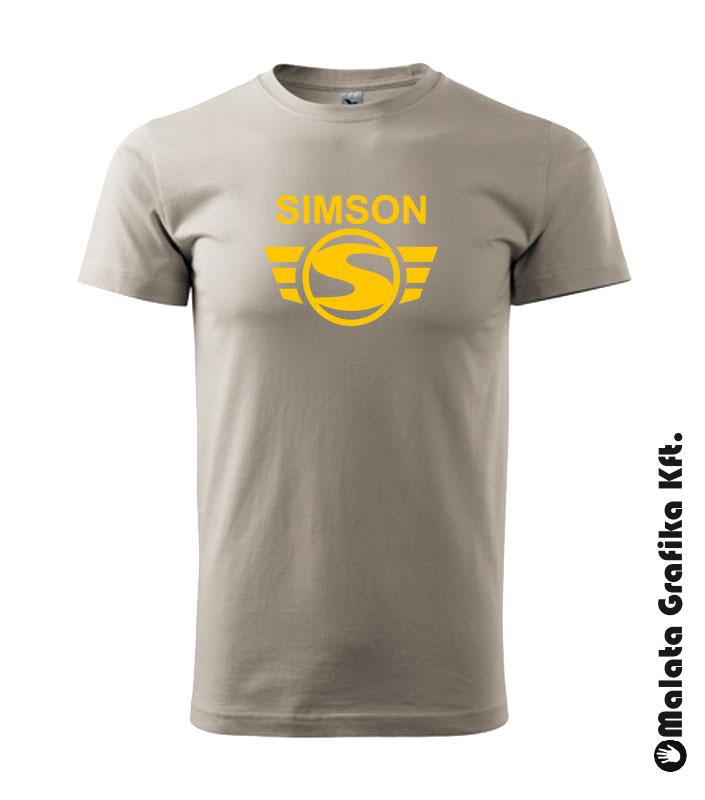Simson logó új póló