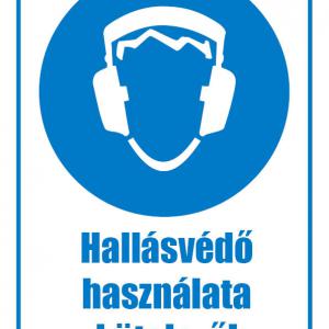 Hallásvédő fülvédő használata kötelező