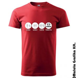 MAZDA Gyenge, elmegy, szuper, tökéletes póló