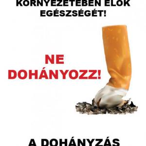 Ne dohányozz! tábla A/5