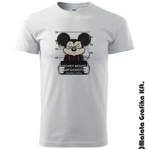 Wanted Mickey egér póló