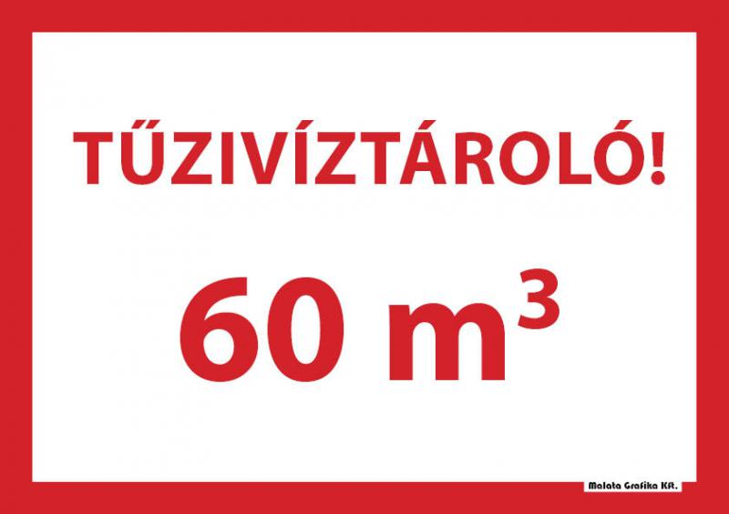 Tűzívíztároló - A/4 tábla