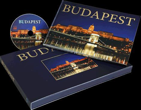 BUDAPEST Díszdobzos képeskönyv és DVD 96o.