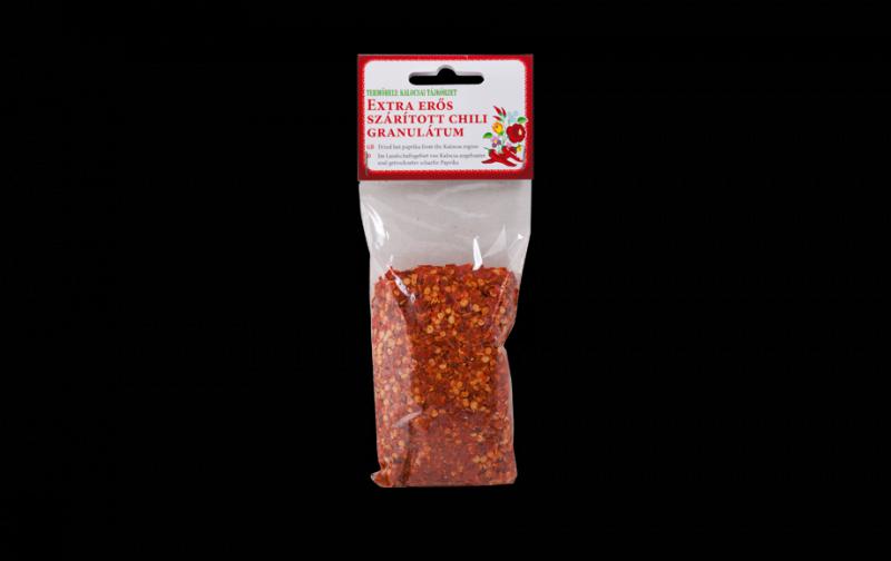 Csili  Extra erős szárított chili granulátum