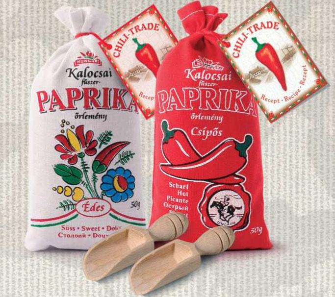 Édes+Csípős pirospaprika Vászonzsákos fakanállal