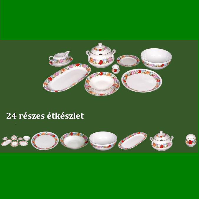Étkészlet 24 részes komplet