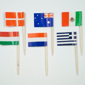 zászló pálcikás Magyar vagy többféle   144db