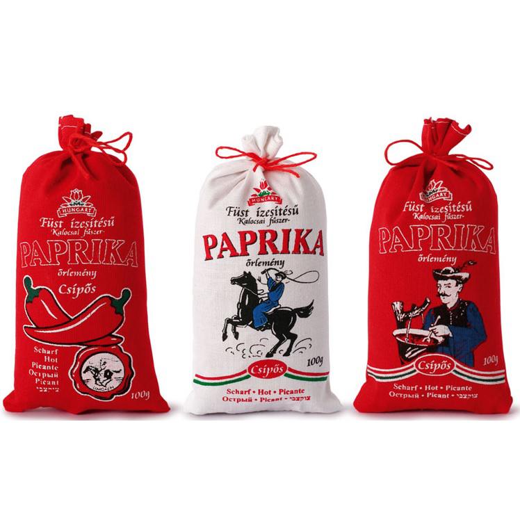 Füst ízű fűszerpaprika őrlemény vászonzsákban 100g