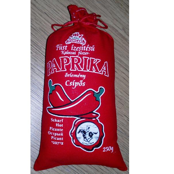 Füst ízű fűszerpaprika őrlemény vászonzsákban 250g
