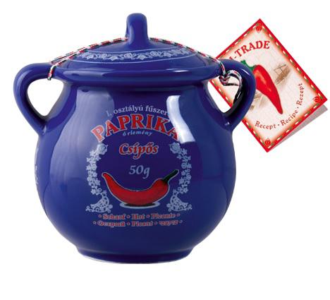 Fűszerpaprika őrlemény kékkerámia fazékban 50g