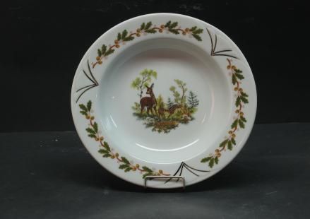 Glória Mélytányér 22 cm erdei vadmintás 101014