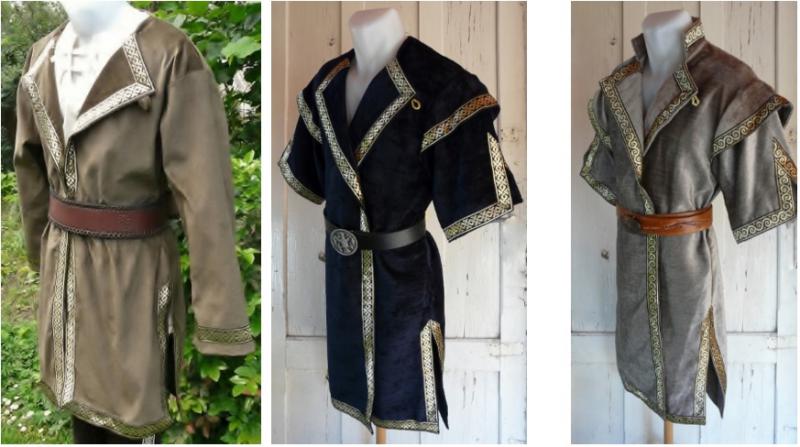 Kaftán Középen záródó