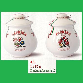 Paprika őrlemény kerámia füszertartóban 100g