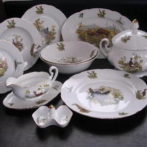 Étkészlet erdei vad vadász   25 részes 363