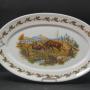 Glória Sültes tál 38 cm erdei vadmintás