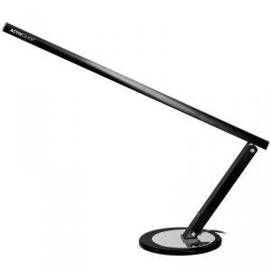 Műkörmös asztali lámpa, LED, Fekete szín