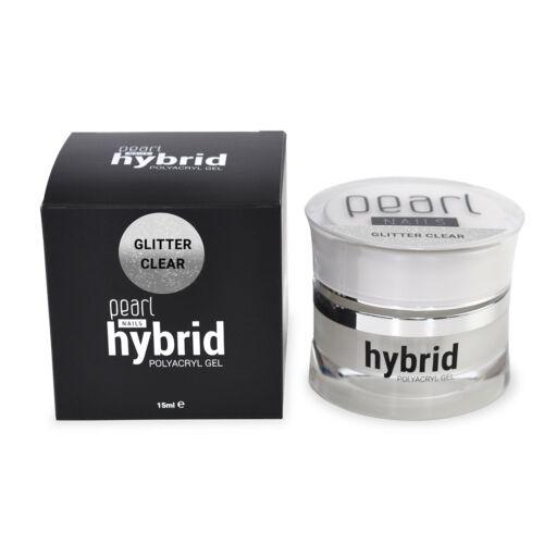 hybrid PolyAcryl Gel - Glitter Clear - 15ml