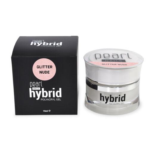 hybrid PolyAcryl Gel - Glitter Nude - 15ml