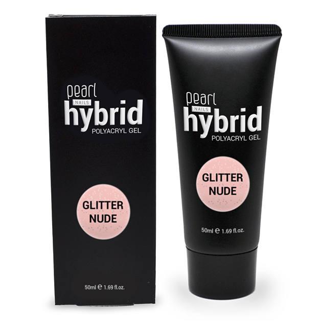 Hybrid PolyAcryl Gel - Glitter Nude