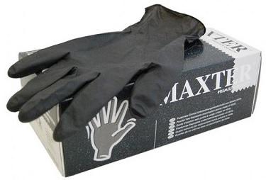 Maxter Nitril kesztyű, fekete, 5,5 gr. 100 db