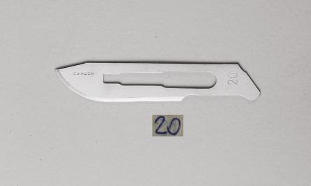 ProSafe steril acél pedikűr szikepenge #20 100db
