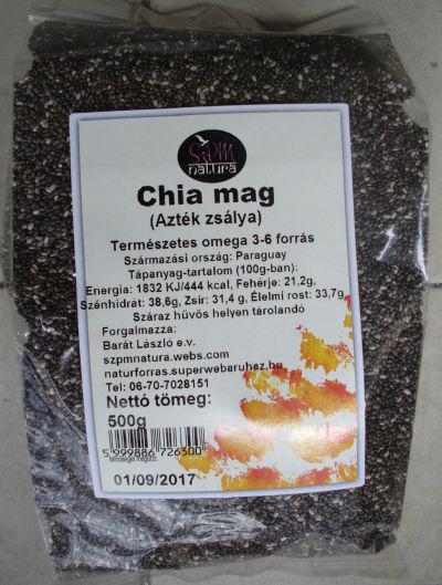 Chia mag 500g (azték zsálya)