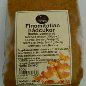 Finomítatlan nádcukor sötétbarna 500g