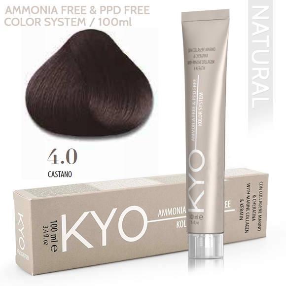 4.0 KYO - Barna PPD és AMMÓNIAMENTES! 100 ml