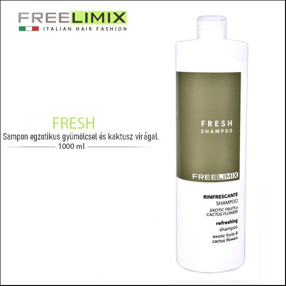 Ápoló Freelimix sampon frissítő hatással 1000 ml - PARABÉN MENTES- Fresh Sampon