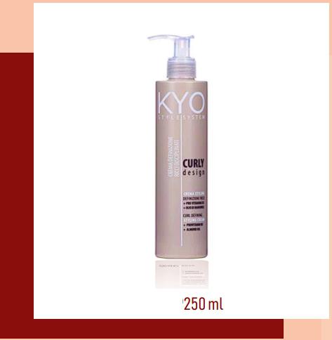 Curly system- Göndör és hullámos hajra Curl design hajformázó krém 250  ml