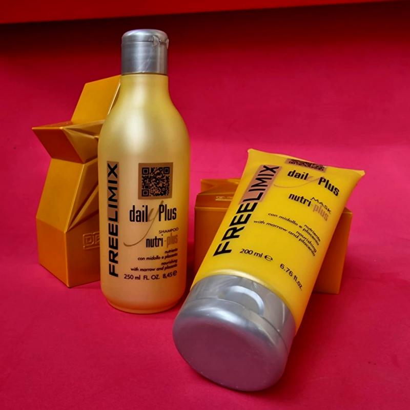 Daily Plus- Táplálja és mélyen regenerálja a száraz és sérült hajat. 200 ml sampon + 200 ml maszk