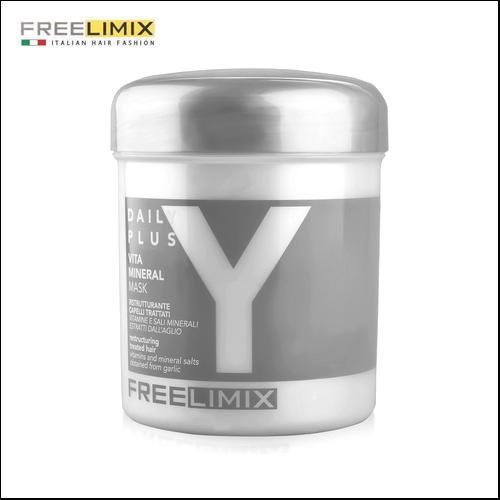 Hajmaszk- Freelimix Vita-Mineral 1000 ml Kiemelten  alkalmas kémiailag kezelt haj ápolására