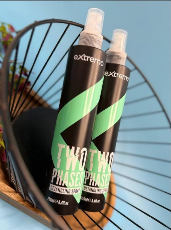 Kétfázisú, hővédő és szerkezetátalakító spray kifésülés megkönnyítésére 250 ml