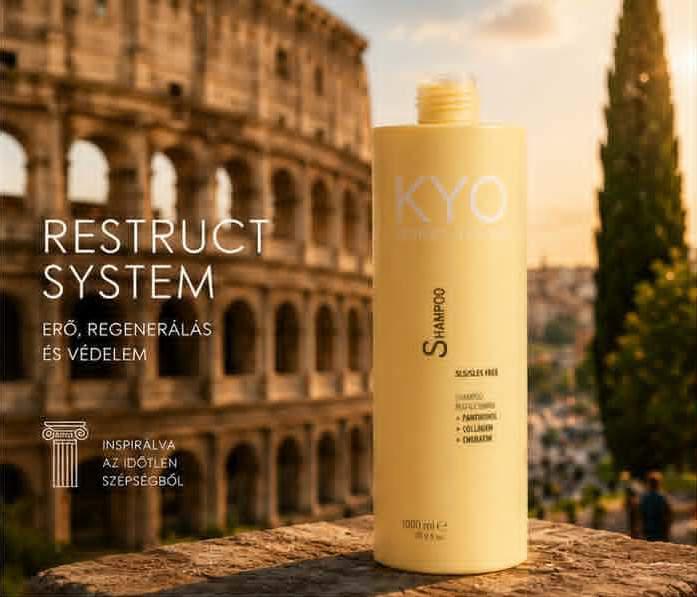 KYO hajszerkezet regenerálás- Restruct Sampon 1000 ml - SLS/SLES ÉS PARABÉN MENTES