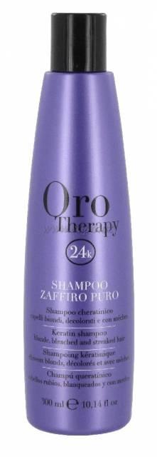 Oro Zafír sampon szőkített,sárgult hajra 300 ml
